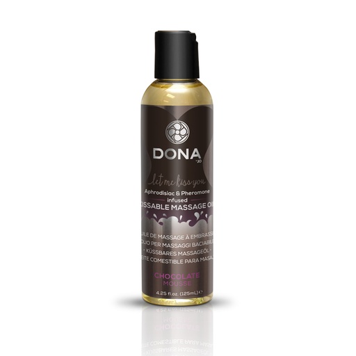 [DONA-Oil-Chocolate] Aceite Besable afrodisiaco con feromonas Dona 110 ML- Mousse Chocolate