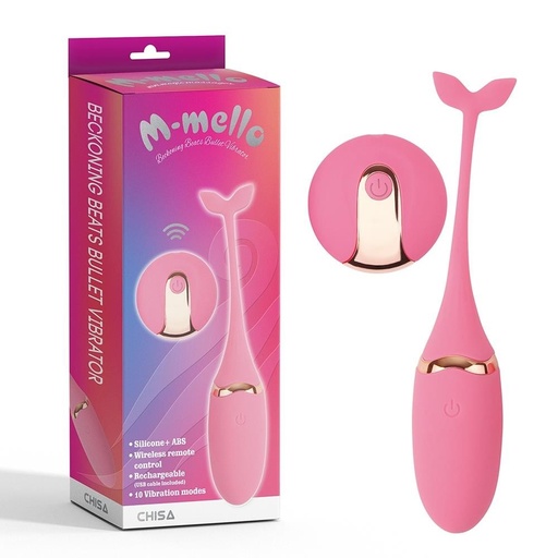 [759746932563] Bala Vibradora a control remoto Whale - Fucsia