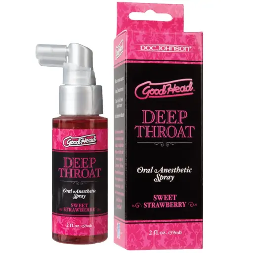 [782421008680] Doc Johnson Deep throat Spray Adormecedor de Garganta de 59 ML - Fresa