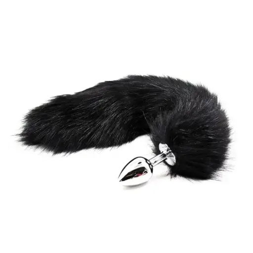 [MLV524157712NE] Plug Anal Pequeño Cola De Zorra - Negro