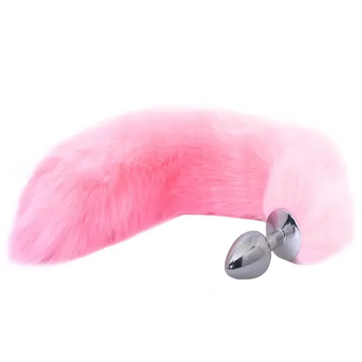[MLV524157712RO] Plug Anal Pequeño Cola De Zorra - Rosado