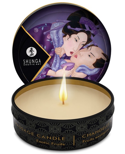 [SH-Vela-Frutas] Vela Aromatica para masajes Shunga 30 ML - Frutas Exóticas