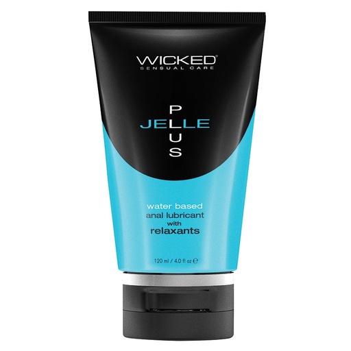 [Wicked-JellePlus-120ML] Wicked Jelle Plus Anal lubricante relajante anal natural - 120 ML