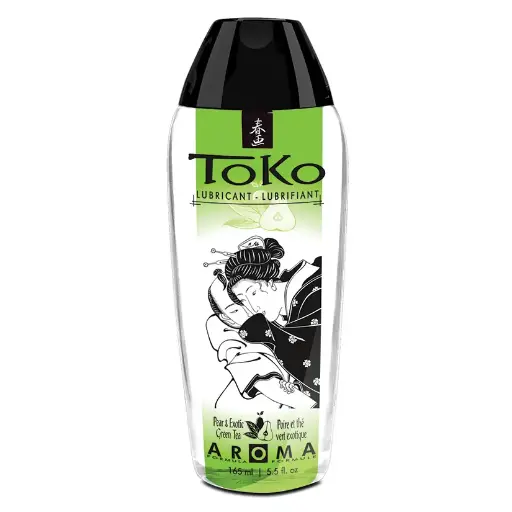 [SH-Toko-TePera-165ML] Shunga Toko Aroma lubricante comestible a base de agua Pera & Té Verde - 165 ML