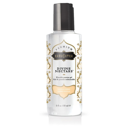 [K-DivineNectar-Vainilla-150ML] Divine Nectars lubricante comestible a base de agua Vanilla Creme - 150 ML