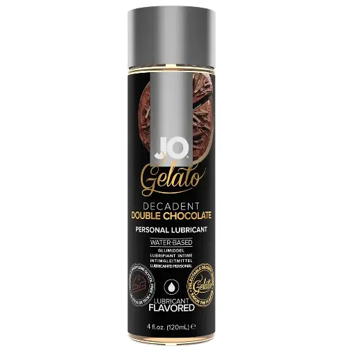 [JO-Gelato-Chocolate-120ML] JO Gelato lubricante comestible a base de agua Decadent Double Chocolate - 120 ML
