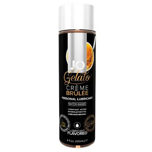 [JO-Geltato-CremeBrulee-120ML] JO Gelato lubricante comestible a base de agua Creme Brulee - 120 ML