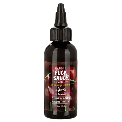 [CAL-FuckSauce-Cereza-60ML] Calexotics Fuck Sauce lubricante comestible a base de agua de Cereza - 60 ML