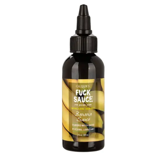 [CAL-FuckSauce-Banana-60ML] Calexotics Fuck Sauce lubricante comestible a base de agua de Banana - 60 ML
