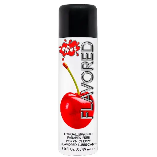 [Wet-Flavored-Cereza-89ML] Wet Flavored Fresa lubricante comestible a base de agua - 89 ML