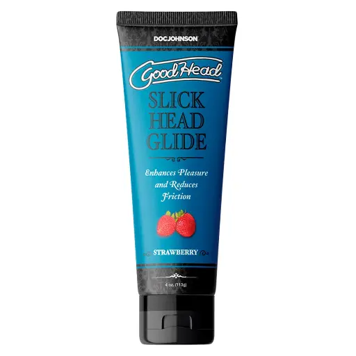 [DJ-HeadGlide-Fresa-113gr] GoodHead Slick Head Glide lubricante comestible a base de agua de fresa - 113 gr