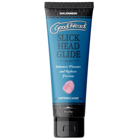 [DJ-HeadGlide-Algodondeazucar-113gr] GoodHead Slick Head Glide lubricante comestible a base de agua algodón de azúcar - 113 gr