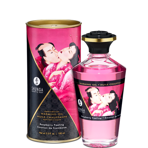 [SH-Oil-Frambuesa] Aceite Caliente Comestible Shunga 100 ML - Frambuesa